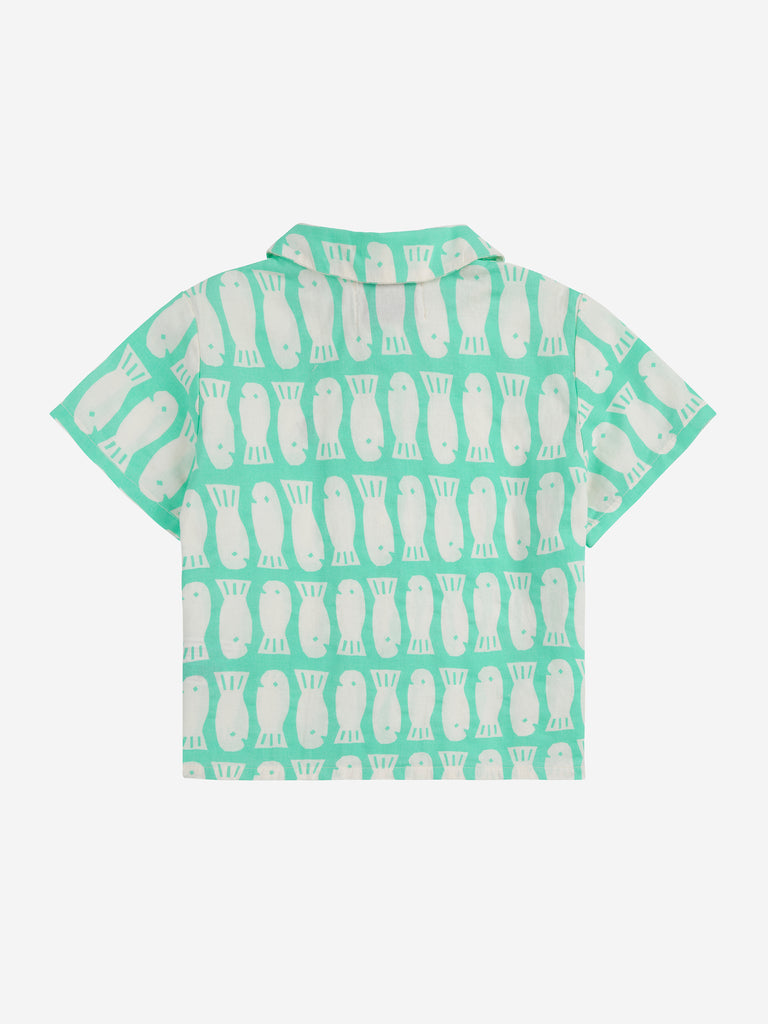 Lucky Fish Woven Shirt (Baby) by Bobo Choses