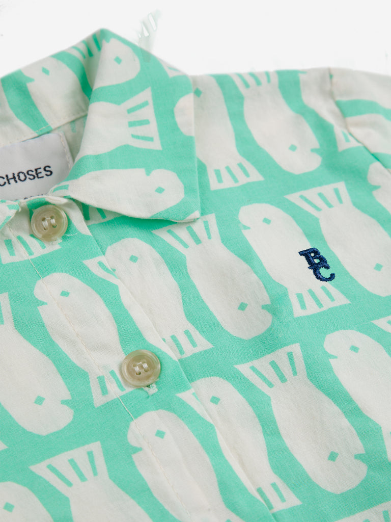 Lucky Fish Woven Shirt (Baby) by Bobo Choses