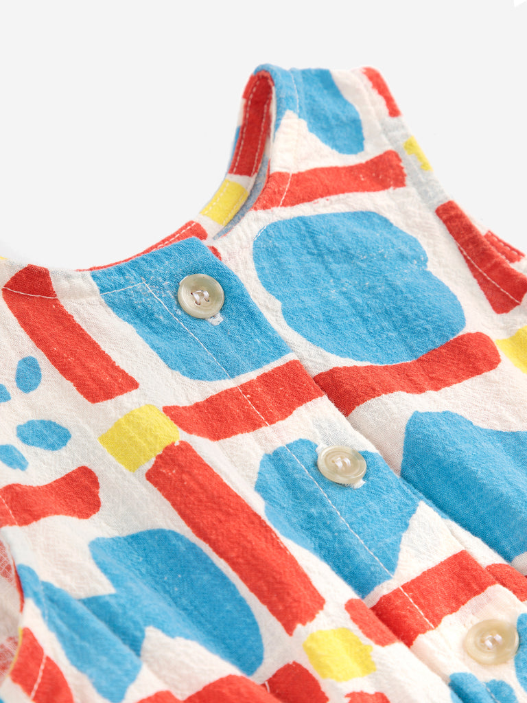 Geometric Game Romper by Bobo Choses