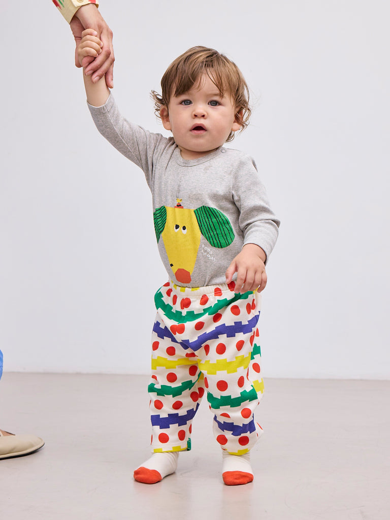 Geometric Waffle Pants (Baby) by Bobo Choses