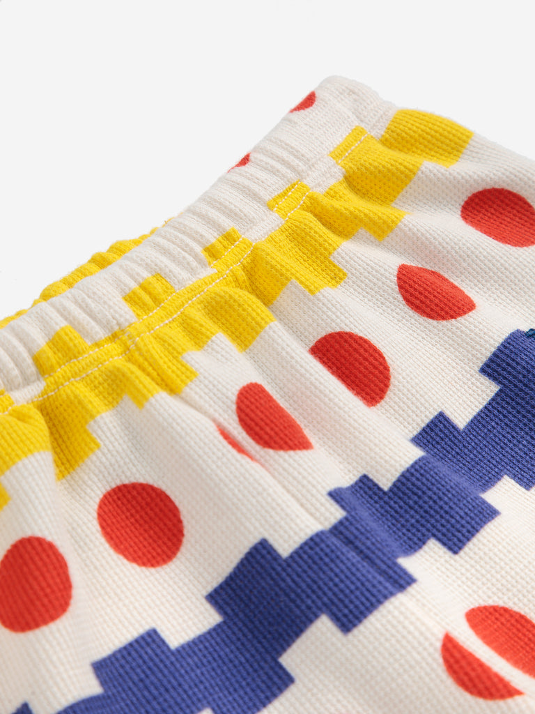 Geometric Waffle Pants (Baby) by Bobo Choses