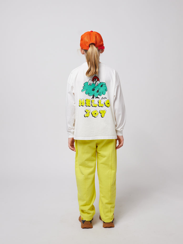 Hello Joy Long Sleeve Tee (Kids) by Bobo Choses