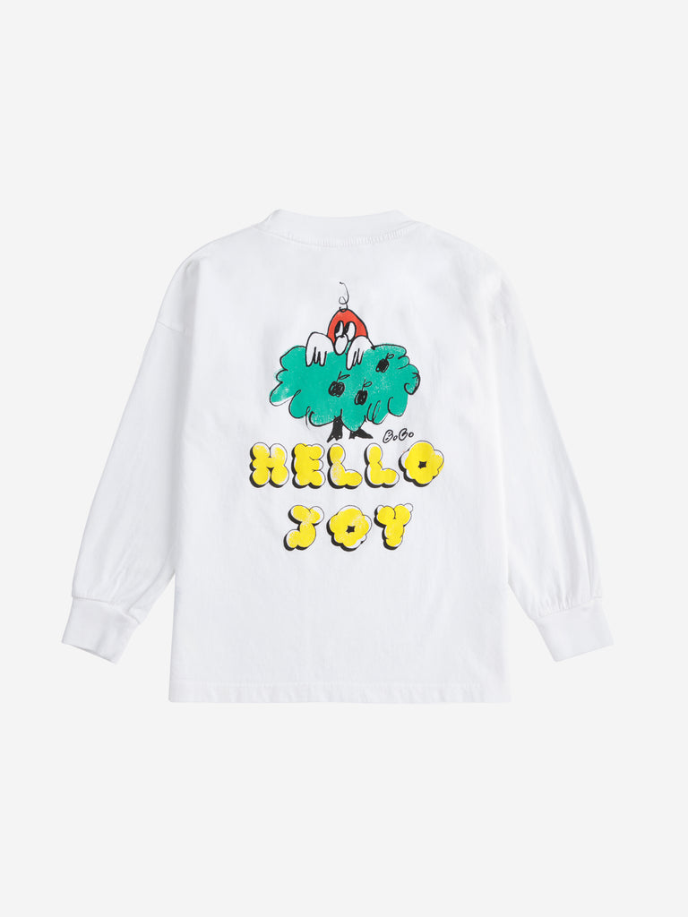 Hello Joy Long Sleeve Tee (Kids) by Bobo Choses