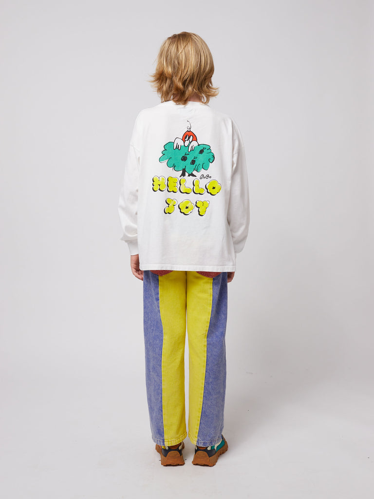 Hello Joy Long Sleeve Tee (Kids) by Bobo Choses