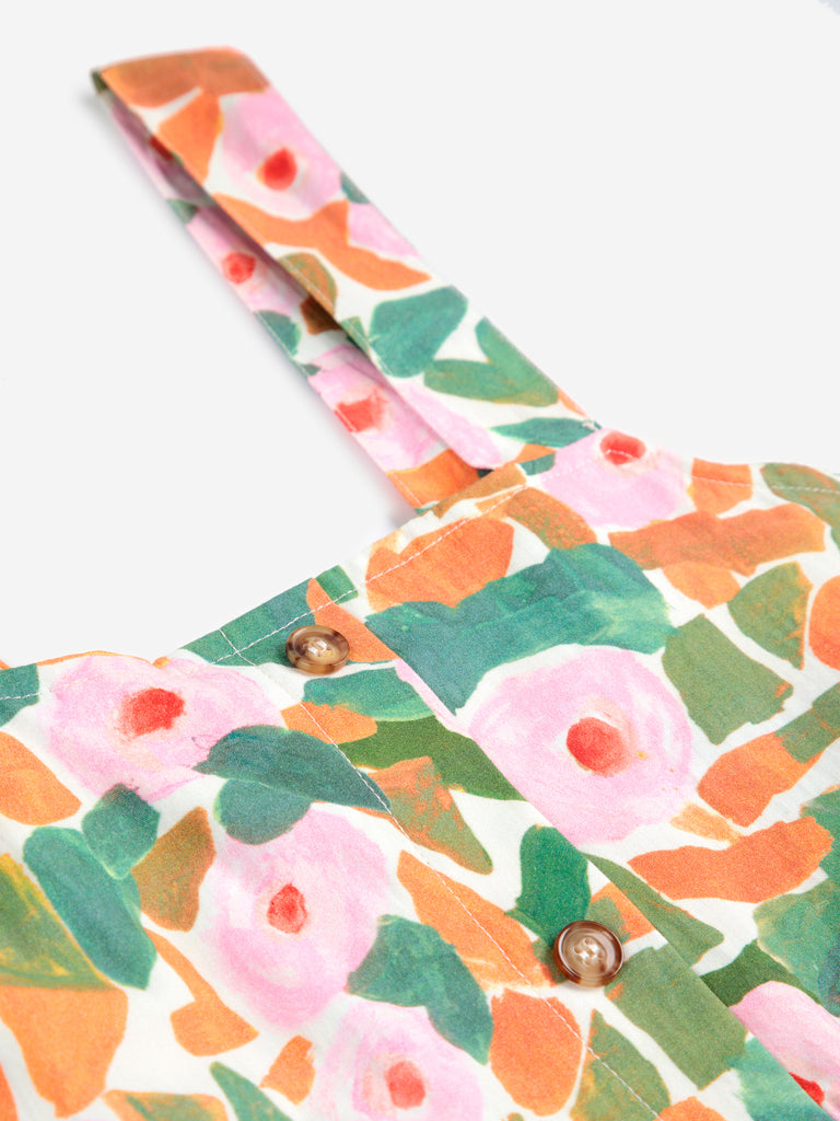 Floral Strap Dress (Kids) by Bobo Choses