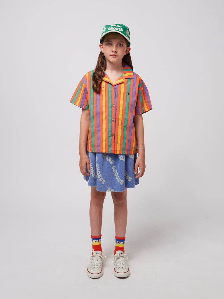 Multicolor Stripes Shirt (Kids) by Bobo Choses