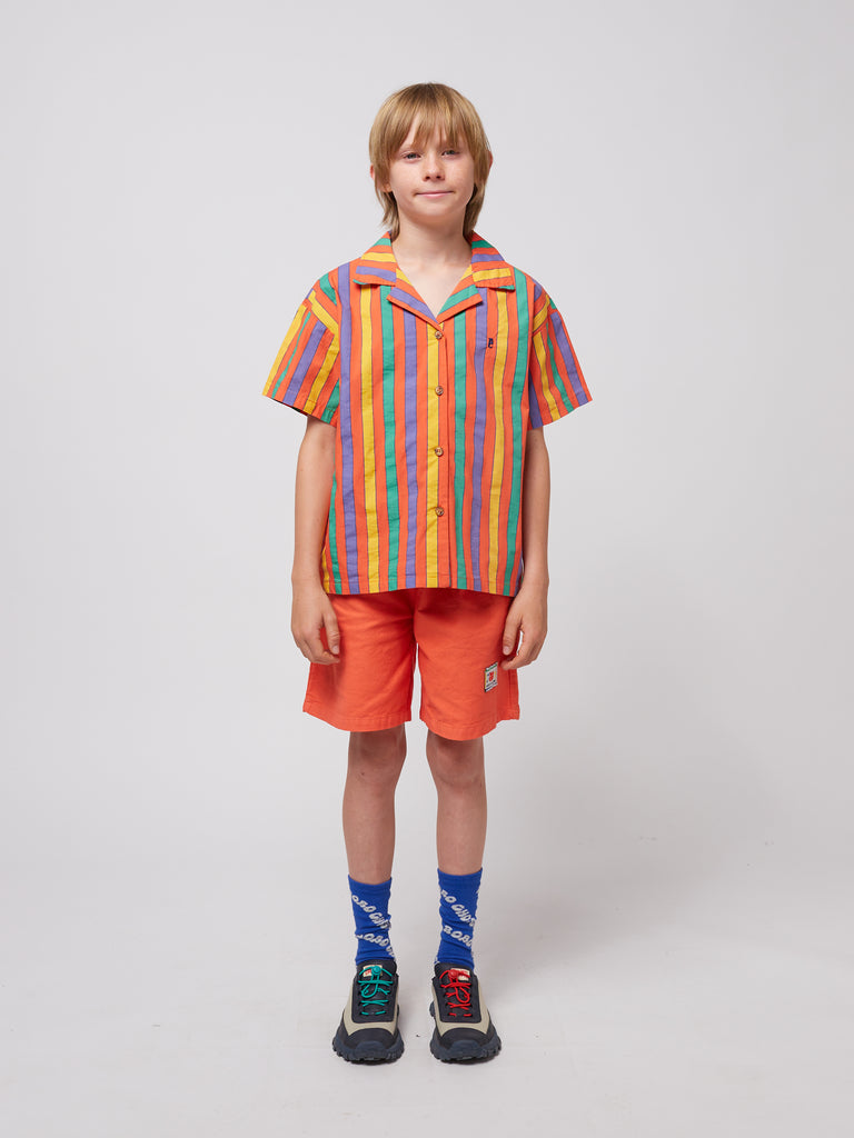 Multicolor Stripes Shirt (Kids) by Bobo Choses