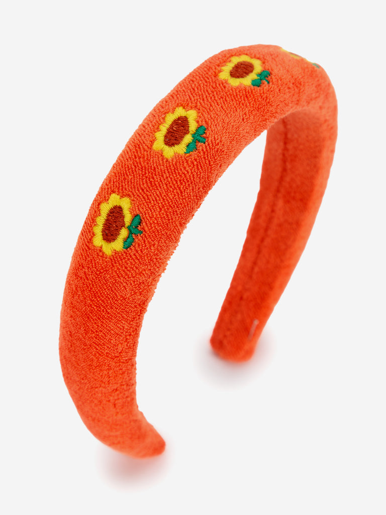 Sunflower Embroidered Headband by Bobo Choses