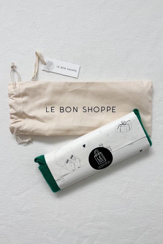 Cashmere Bandana (Kelly Green) by Le Bon Shoppe