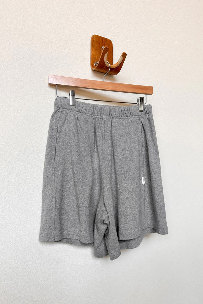 Flared Basketball Shorts (Heather Grey) by Le Bon Shoppe