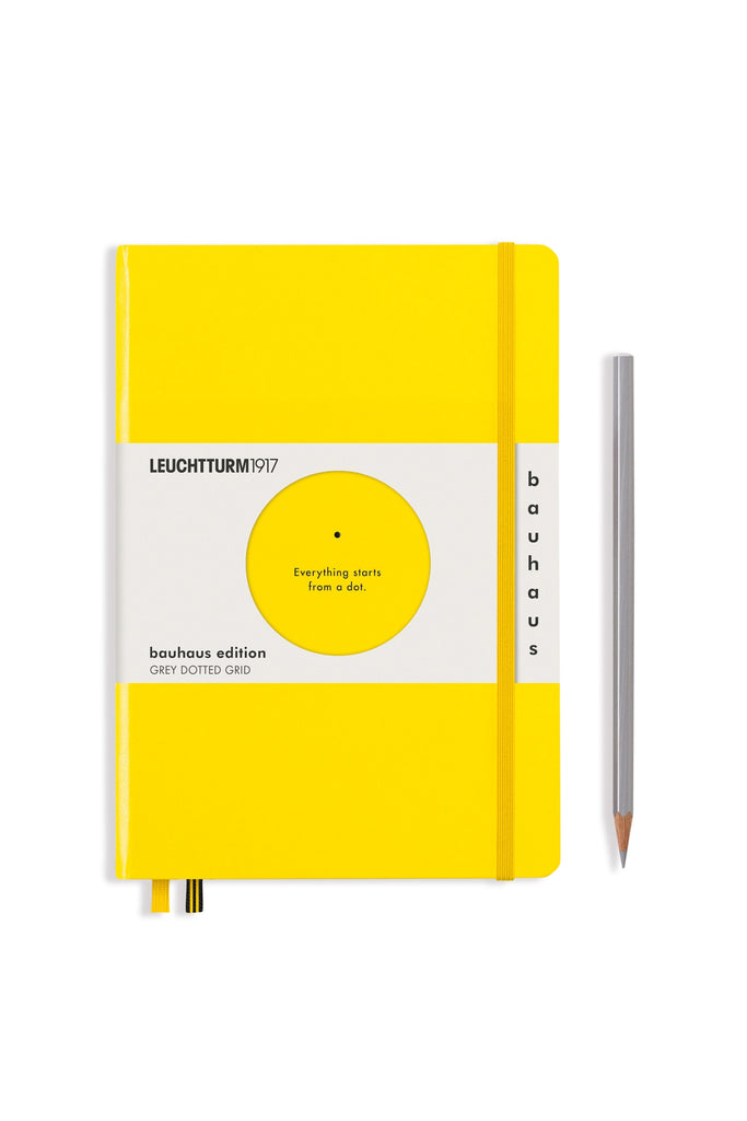 Medium Hardcover Notebook (Bauhaus Edition - Lemon) by Leuchtturm1917