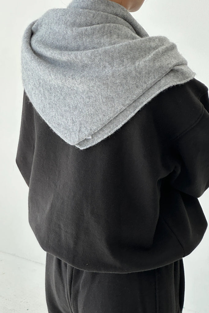 Cashmere Shawl (Heather Grey) by Le Bon Shoppe