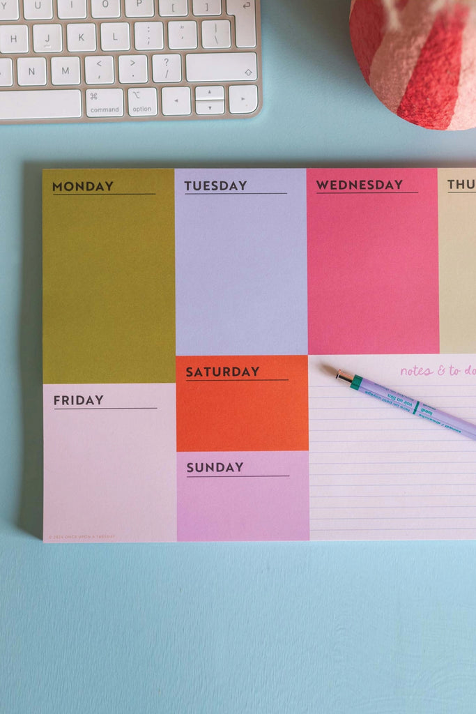 Weekly Planner Pad (Block My Life) by Good Tuesday