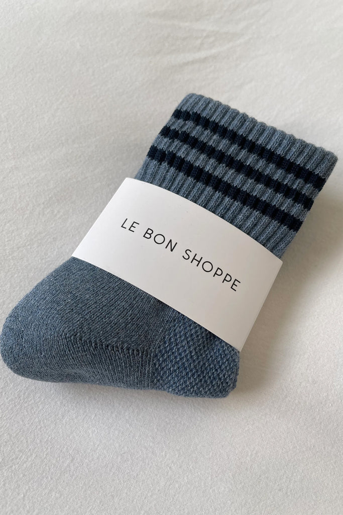 Girlfriend Socks (Indigo) by Le Bon Shoppe