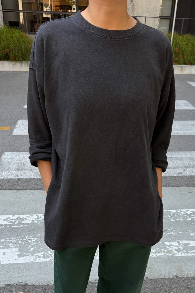 Sunday Tee (Almost Black) by Le Bon Shoppe