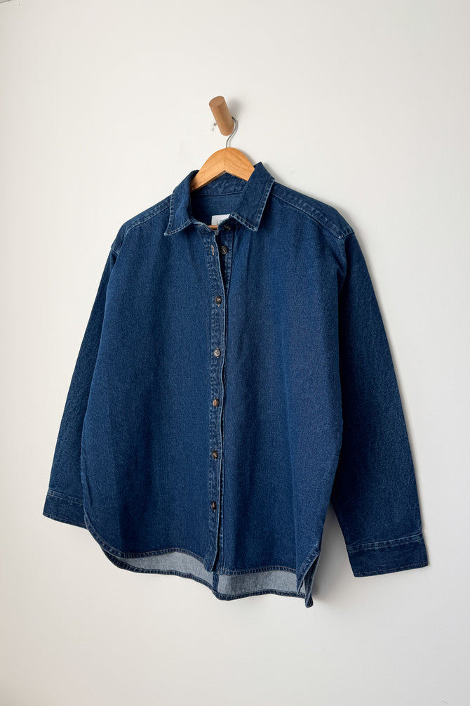 Owen Heavy Denim Shirt by Le Bon Shoppe