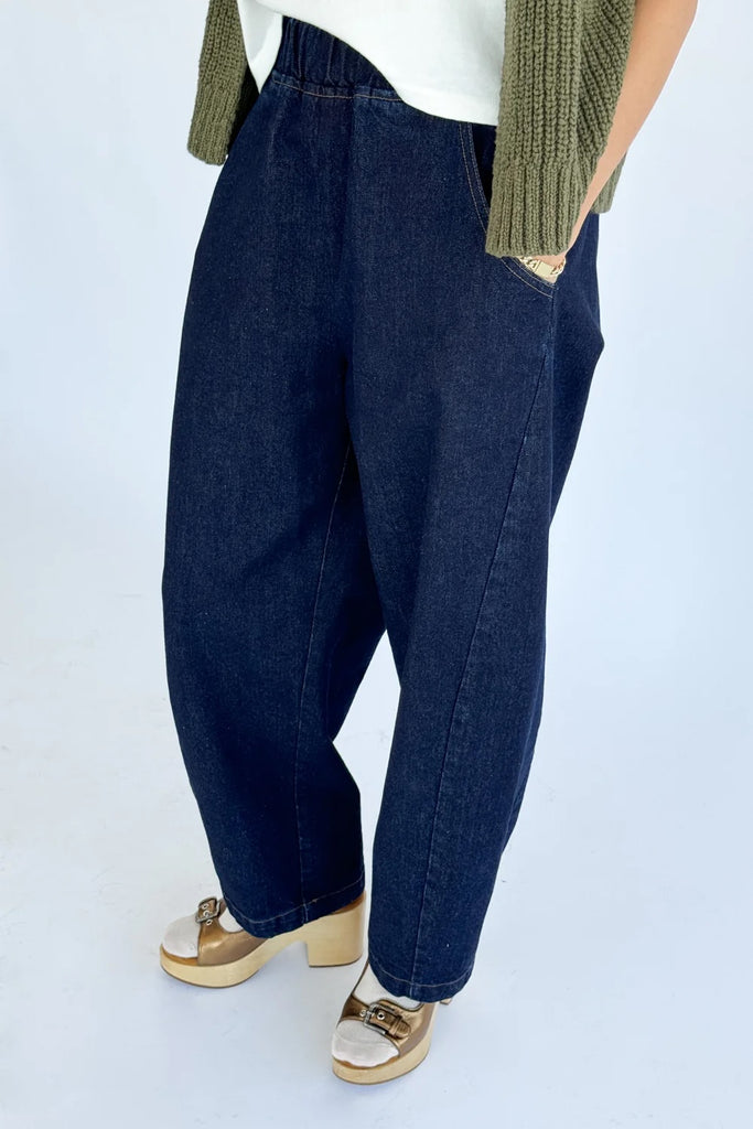 Arc Pants (Raw Denim) by Le Bon Shoppe