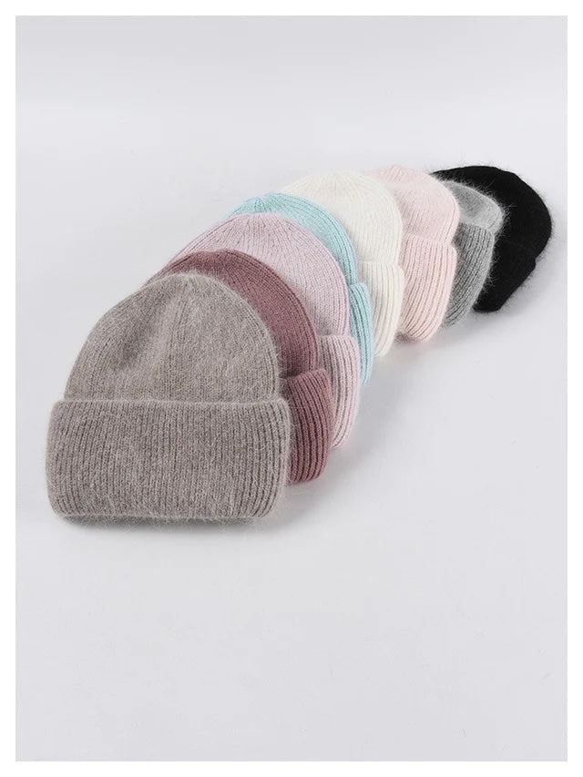 Angora Beanie (Lilac) by The Yo Store