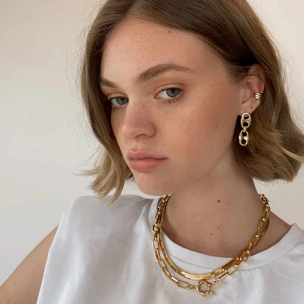 Natalia Herringbone Necklace by Mod + Jo