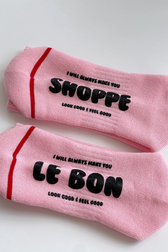 Hugger Socks (Pink) by Le Bon Shoppe