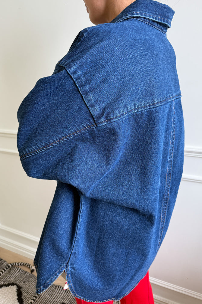 Owen Heavy Denim Shirt by Le Bon Shoppe