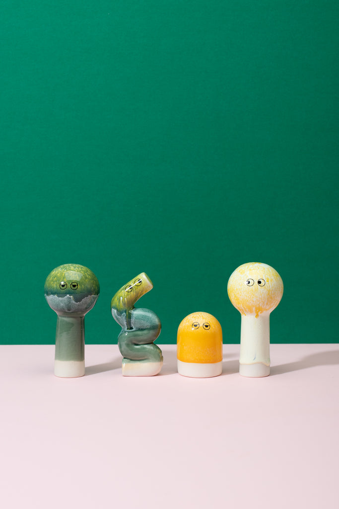 Familia Figurines (No. 6-9) by Studio Arhoj