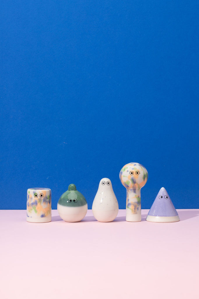 Familia Figurines (No. 30-34) by Studio Arhoj