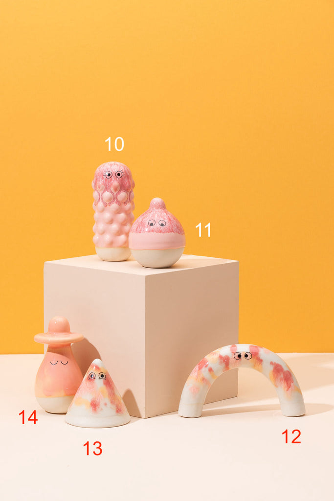 Familia Figurines (No. 10-14) by Studio Arhoj