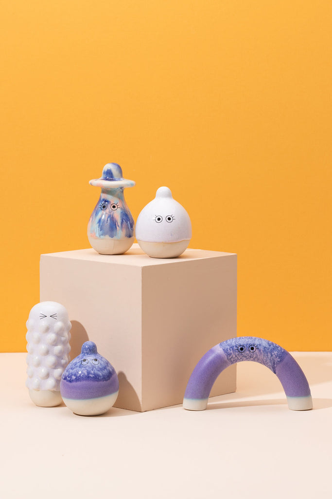 Familia Figurines (No. 15-19) by Studio Arhoj