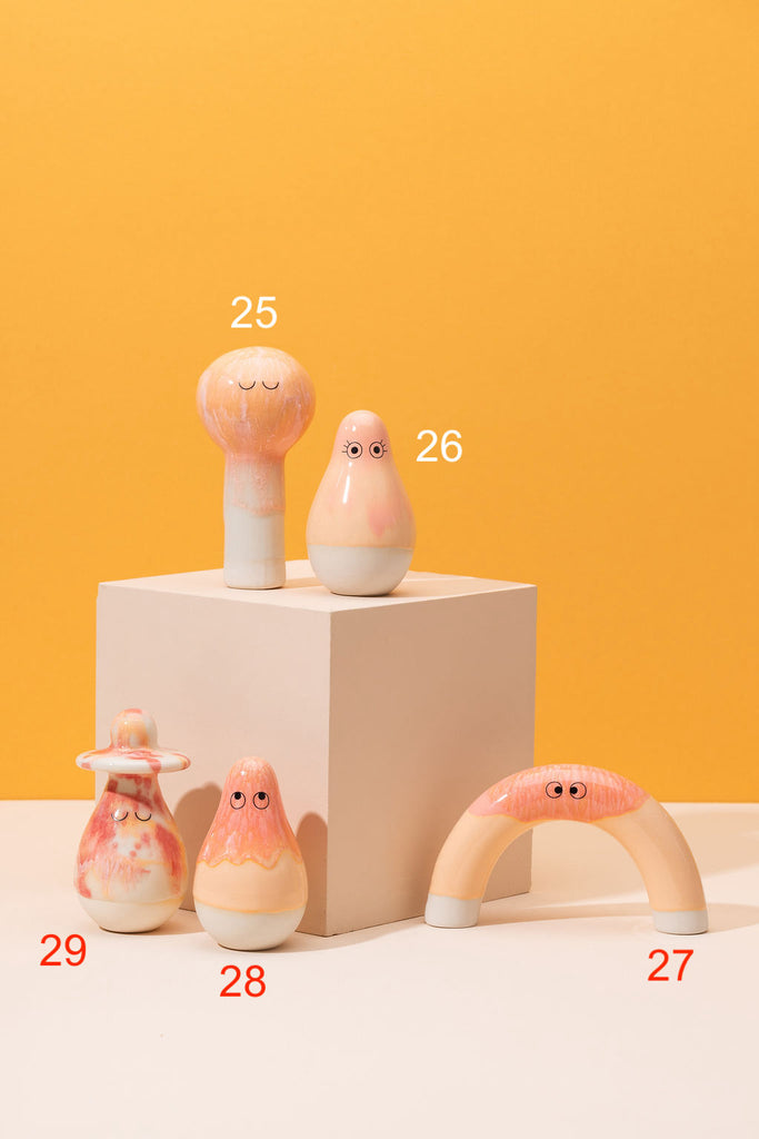 Familia Figurines (No. 25-29) by Studio Arhoj