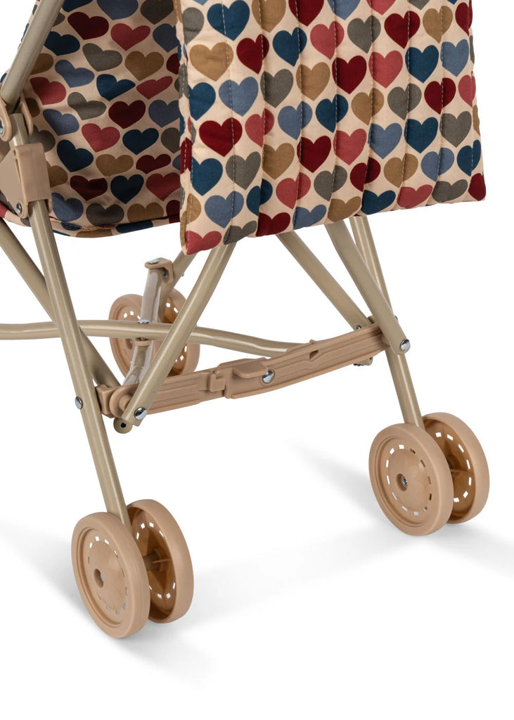 Doll Stroller (Colorful Hearts) by Konges Slojd