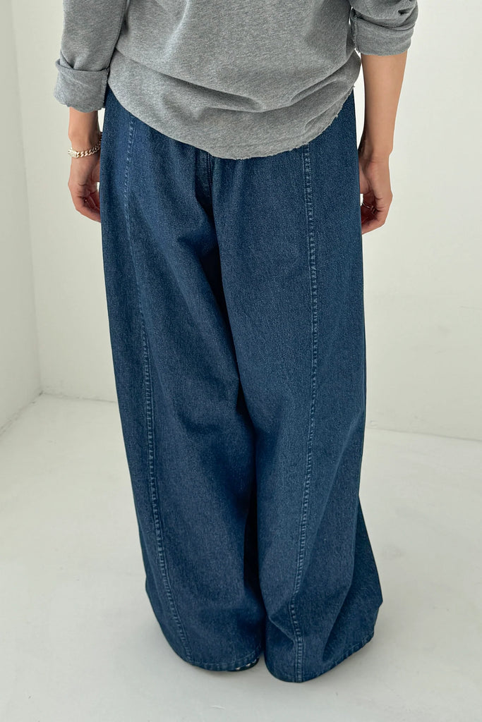 Parachute Pants (Denim Blue) by Le Bon Shoppe