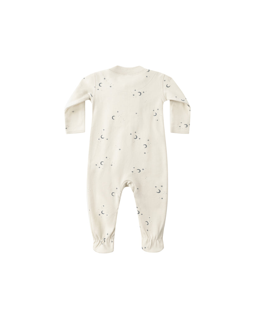 Zip Long Sleeve Sleeper Footie (Moons) by Quincy Mae