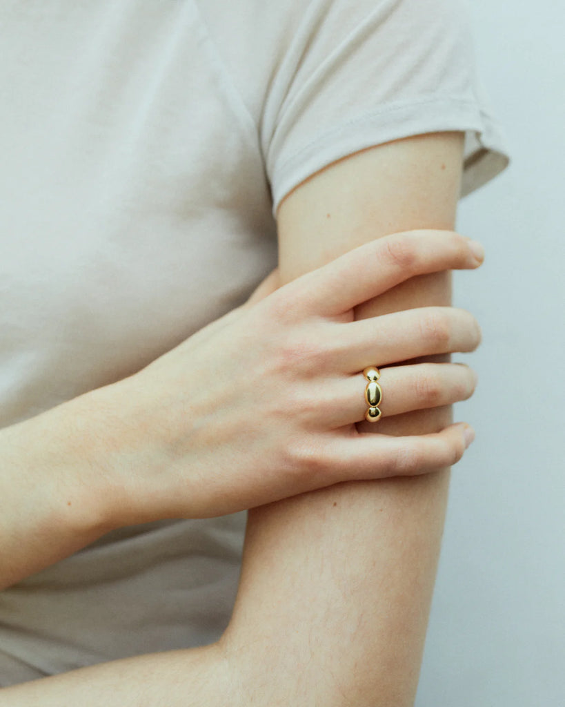 Emberly Oval Ring (Gold) by RAGBAG
