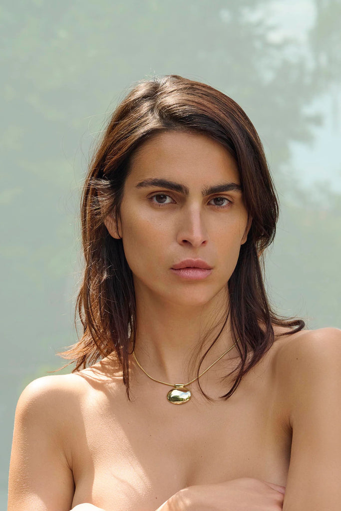 Reflection Pendant Necklace (Gold) by RAGBAG