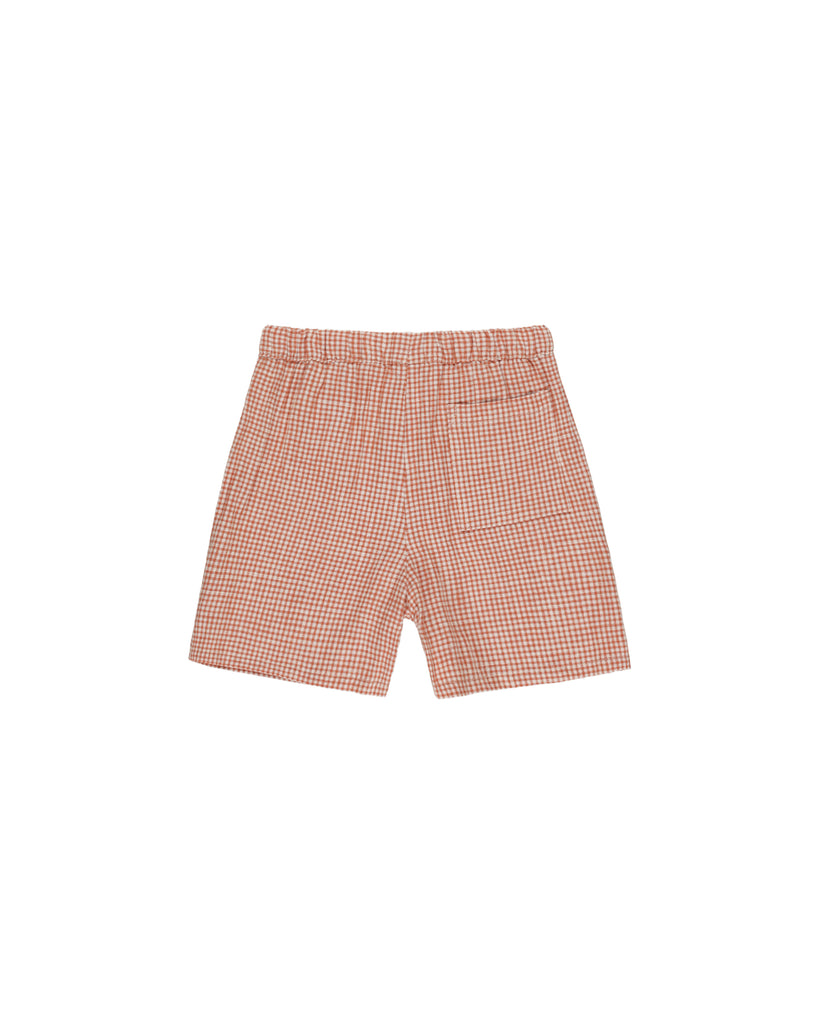 Perry Shorts (Poppy Gingham) by Rylee + Cru