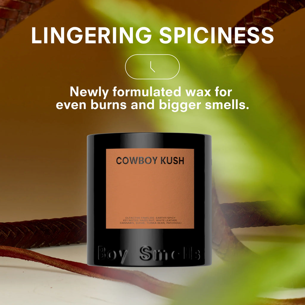 Magnum Cowboy Kush Candle by Boy Smells