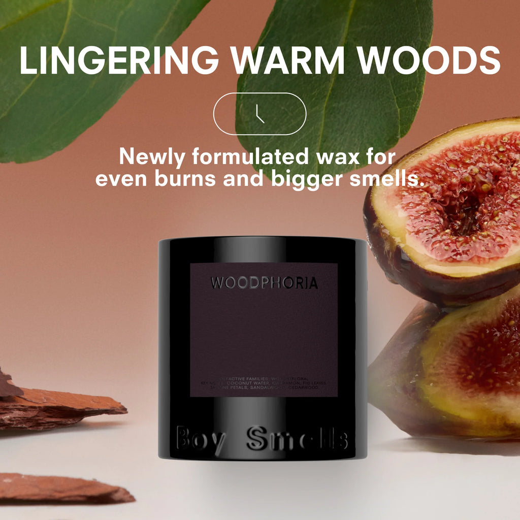 Magnum Woodphoria Candle by Boy Smells