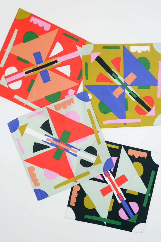 4-Piece Kite Napkin Set by State the Label