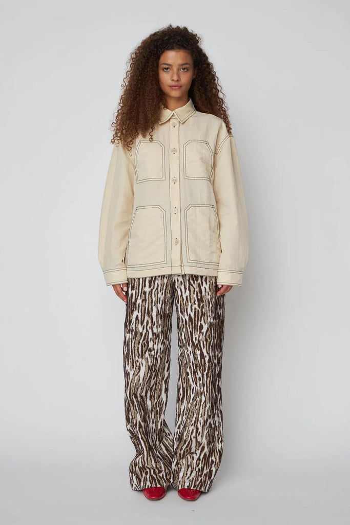 Leopard Jacquard Pants by Stella Nova