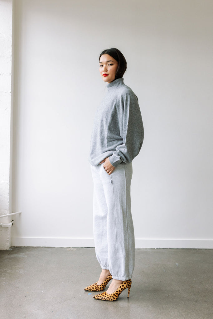 Merino Wool Sweater (Fog) by ottod'Ame