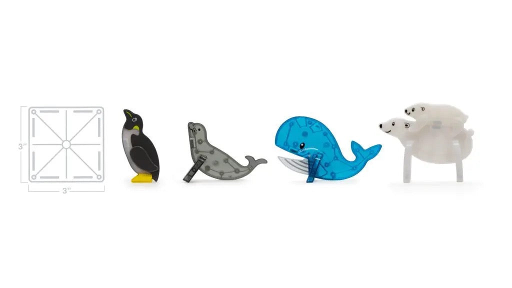 25-Piece Arctic Animals by Magna-Tiles