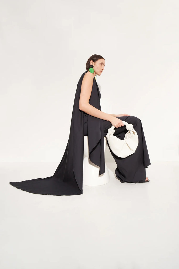 Dune Poplin Gown (Black) by Simon Miller