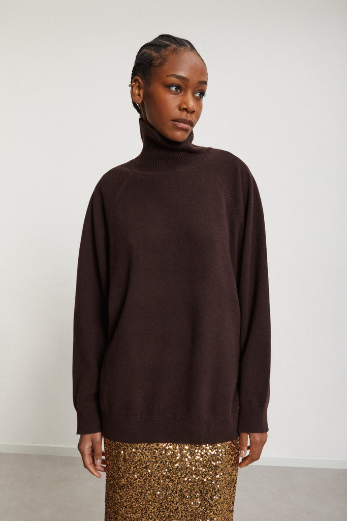 Merino Wool Sweater (Ebano) by ottod'Ame