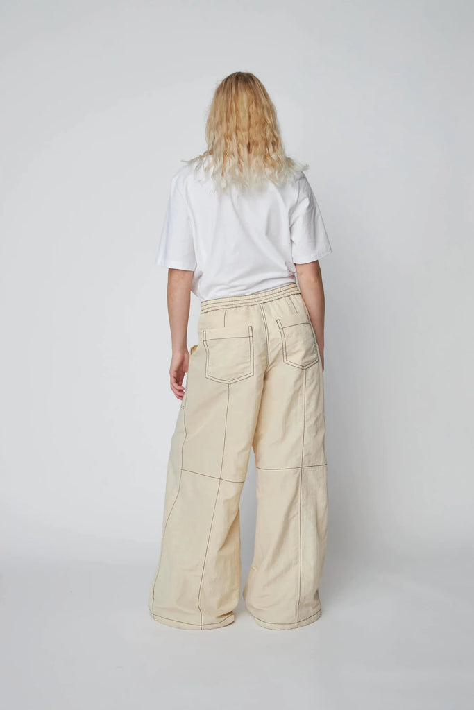 Workwear Oversized Pants (Ecru) by Stella Nova