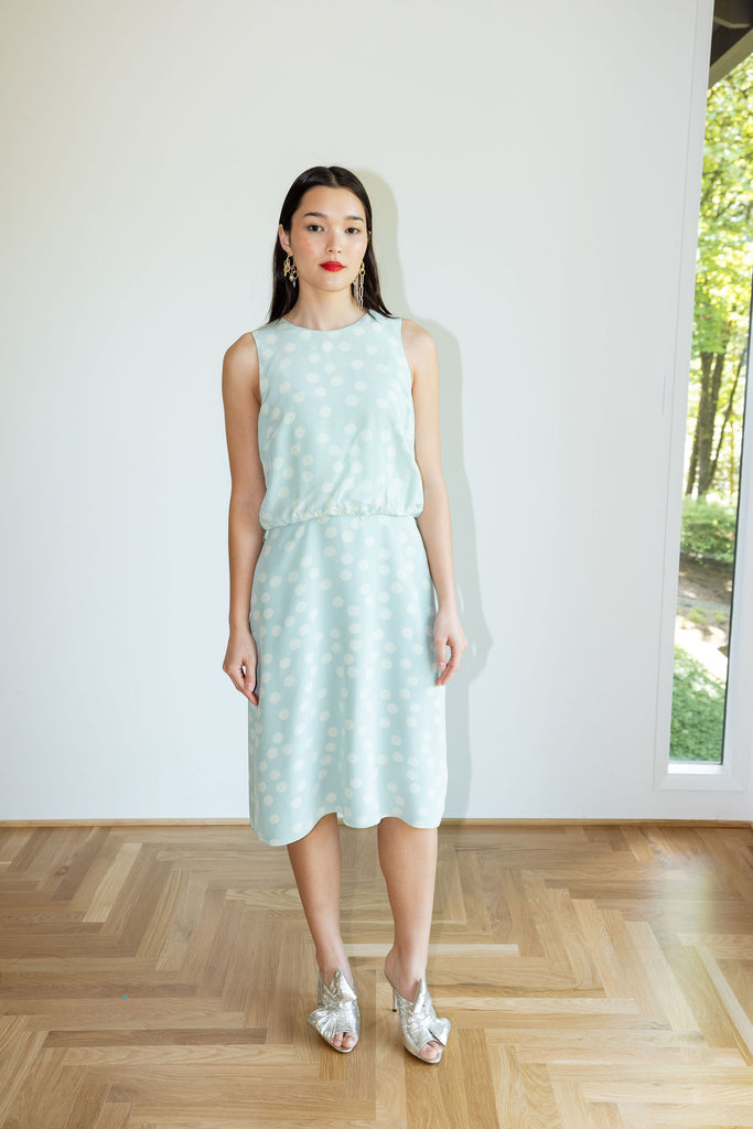 Yo Vintage: Polka Dot Dress (S-M) by Yo Vintage!