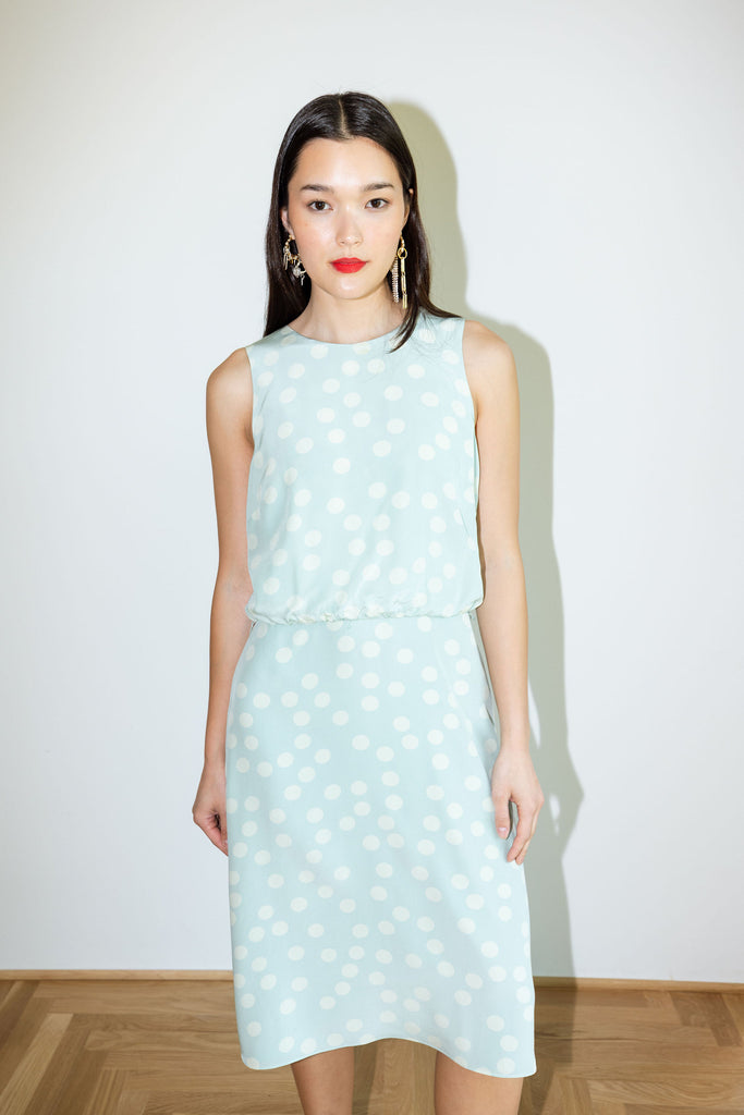 Yo Vintage: Polka Dot Dress (S-M) by Yo Vintage!