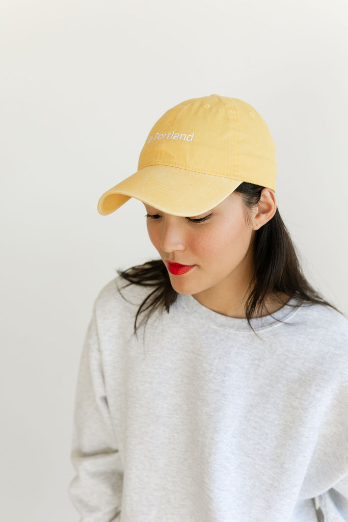 Yo Portland Cap (Butter) by Intentionally Blank