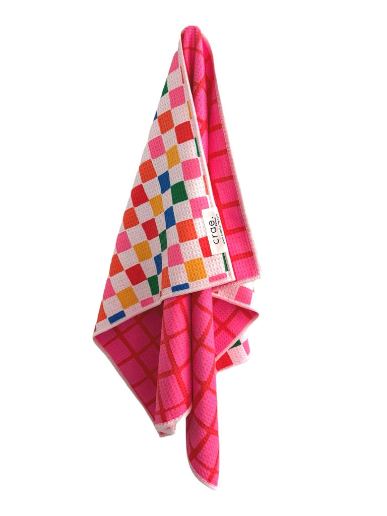 Reversible Hand Towel (Sorbet) by Crae.Home