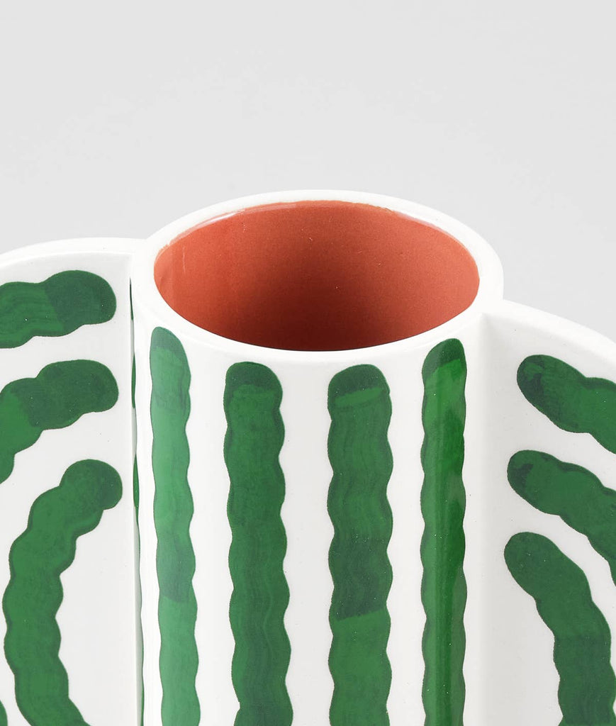 Small Butterfly Vase (Green) by Wrap